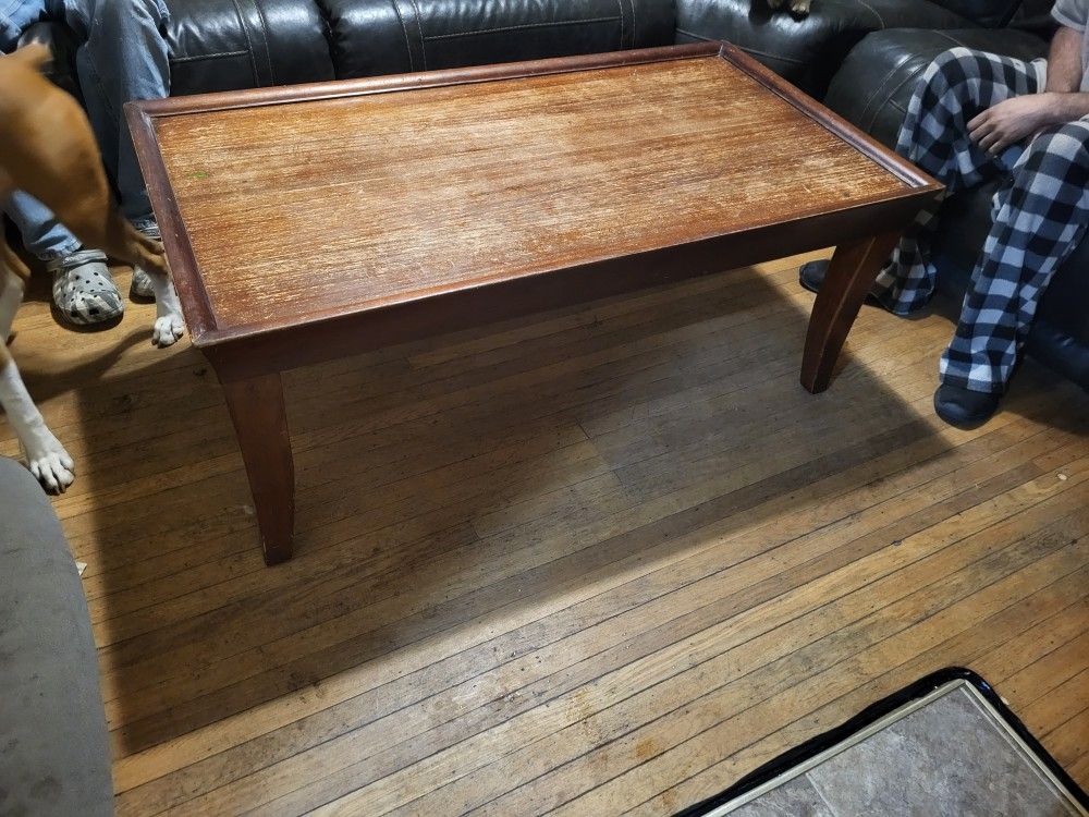 Coffee Table With Matching Side Table