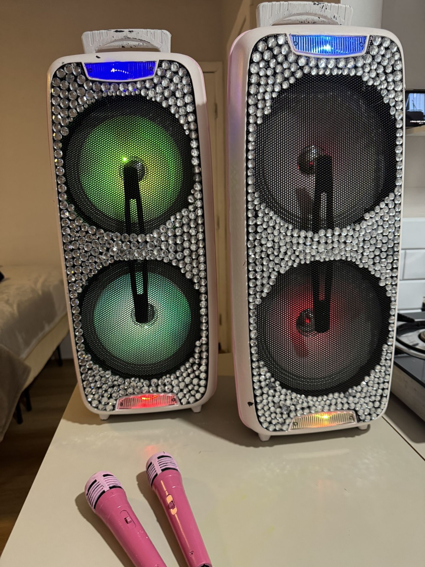 Pink Bluetooth Speaker / Karaoke