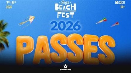 Baja beach fest GA+ 3day wristbands