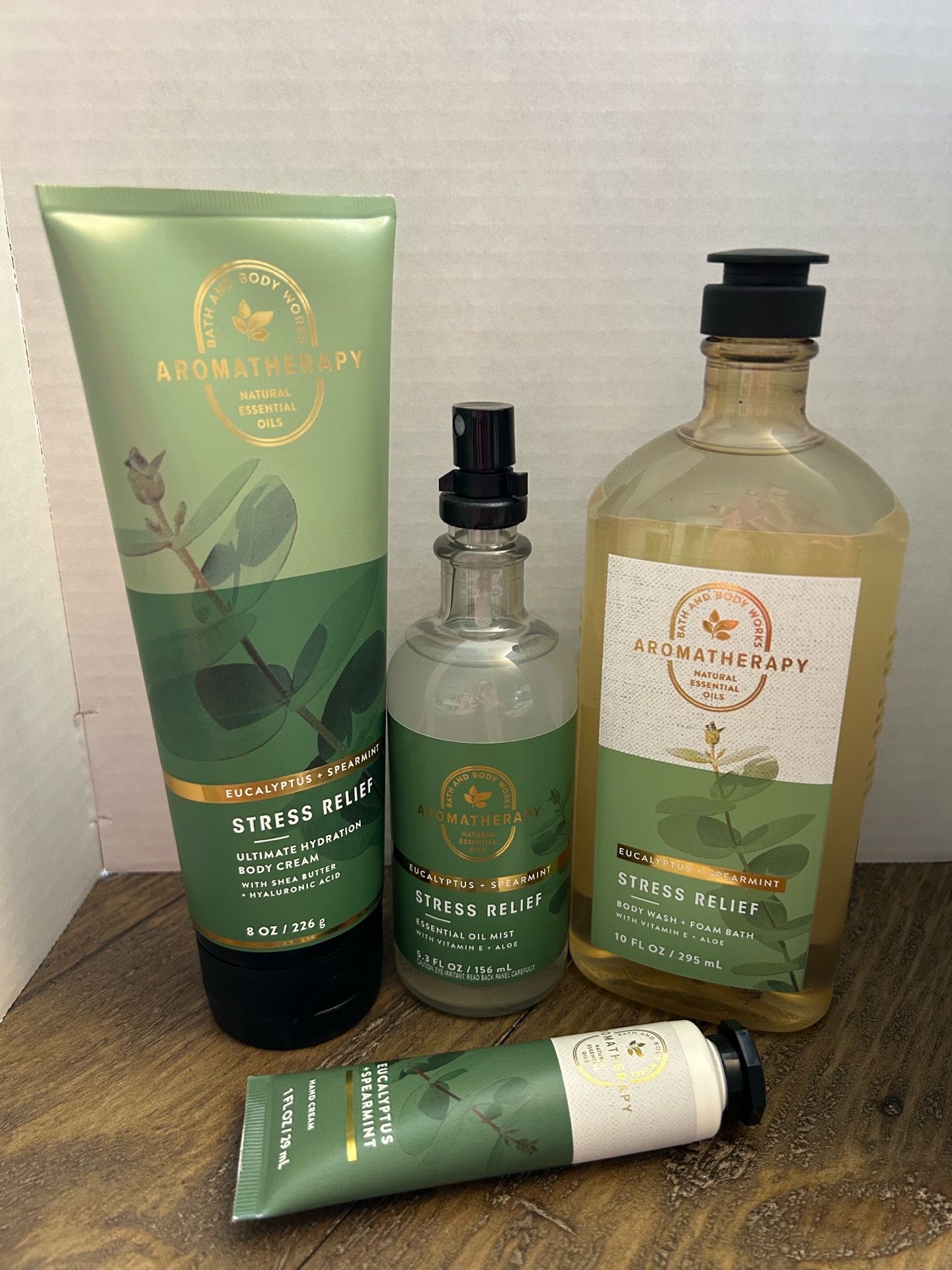 AROMATHERAPY STRESS RELIEF Bath & Body Works Oil MIST, Body Cream & BODY WASH