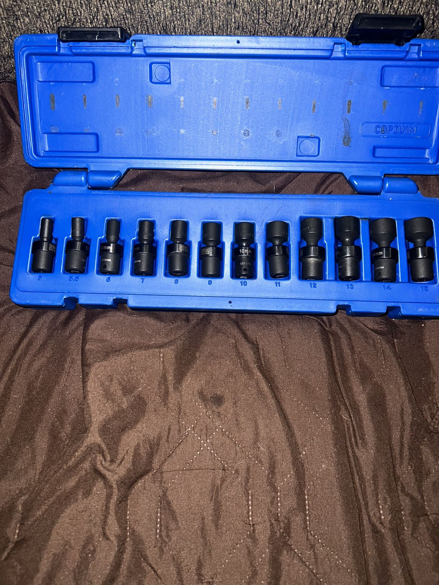 12 Piece Cornwell Quarter Inch Six Point Wobble Sockets