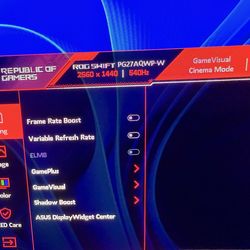 ASUS ROG PG27AQWP-W 540hz OLED
