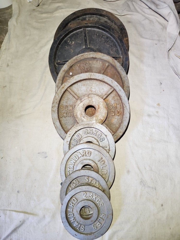 OLYMPIC WEIGHT PLATE SET