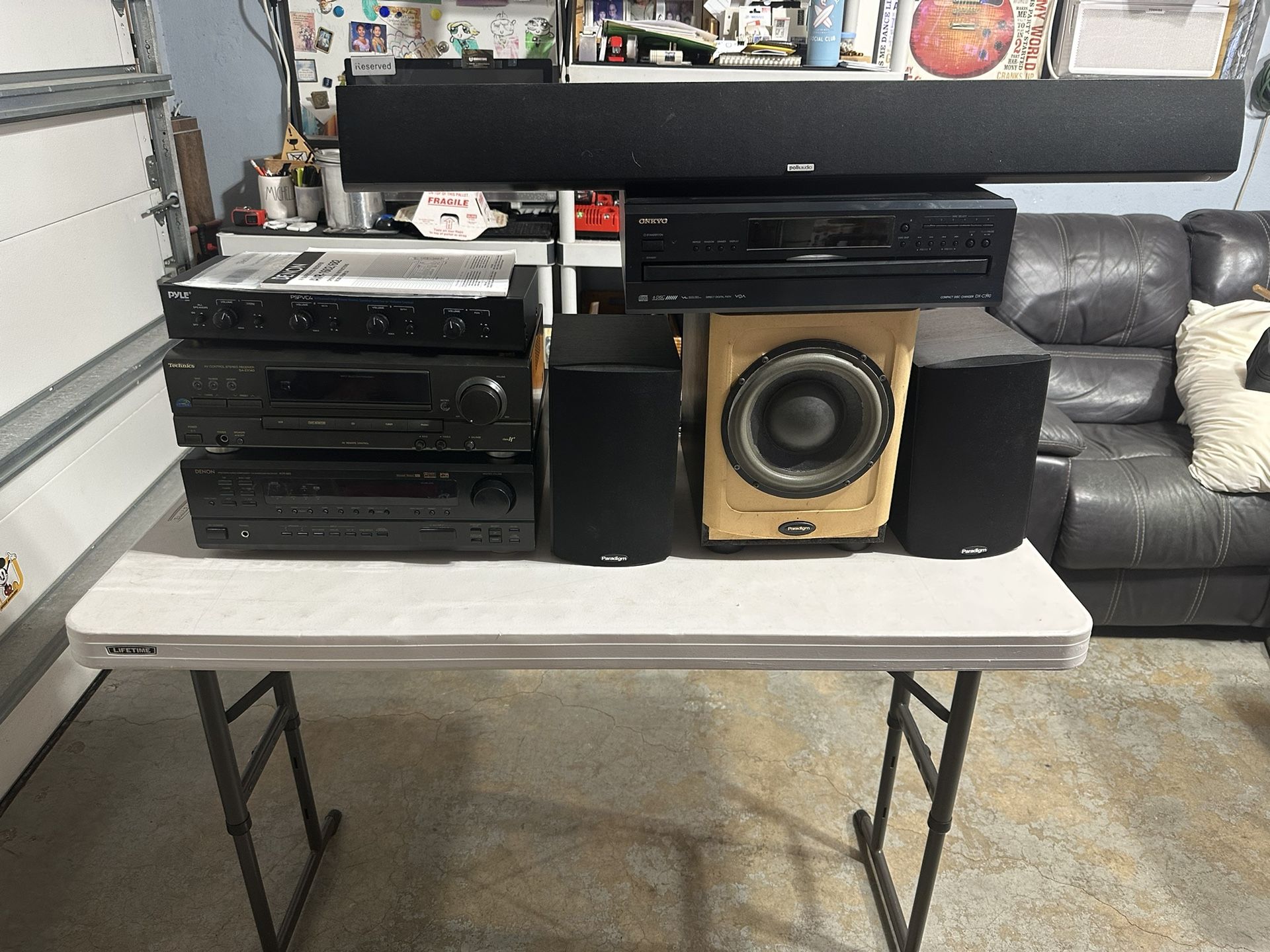Denon / Polk / Technics/ Pyle / Paradigm