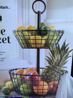 2 tier fruit basket brand new