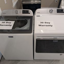 Maytag Washer and Dryer set LARGE capacity