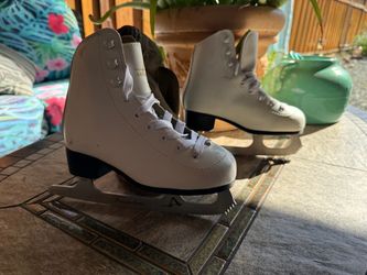American Figure Ice Skates White