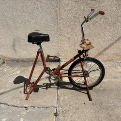 Vintage Retro stationery exercise bike