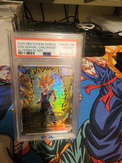 PSA 10 Son Gohan Childhood Alternate Art FB08-106