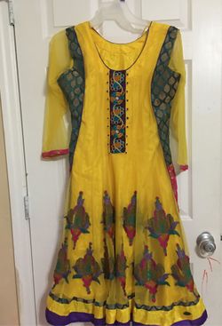 Brand new ladies churidar and long dress with net dupta