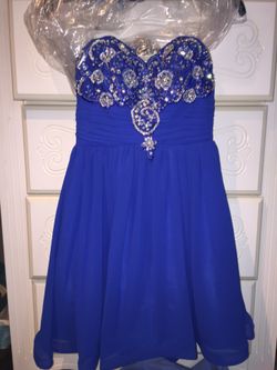 Girls Blue Dress size 7/8