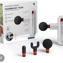 Sharper Image - Powerboost Move Deep Tissue Travel Percussion Massager