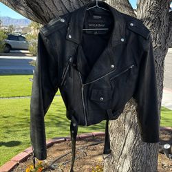 Women’s Real Leather Motorcycle Jacket