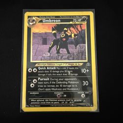 Rare Vintage Umbreon - Neo Discovery (2001) - 32/75 Pokemon