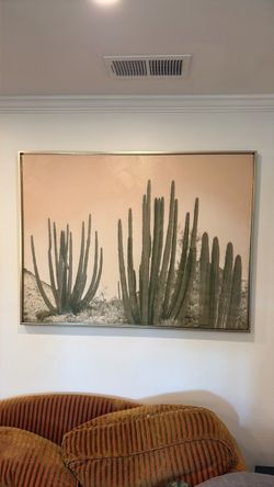World market cactus art