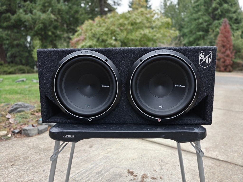 Rockford P2 12s In A Ported Box