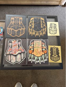 Gats Ptv stickers and 3 zines
