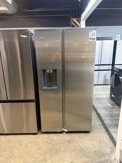 SAMSUNG STAINLESS STEEL COUNTER DEPTH SIDE BY SIDE REFRIGERATOR 🔥