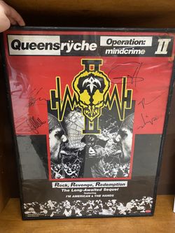 QueensRyche Signed Poster