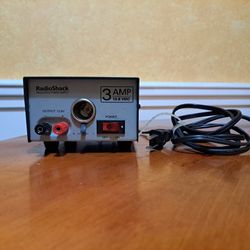 Power Supply,  Radio Shack Regulated, 3 amp 13.8 VDC. 