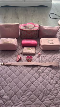 Juicy Couture Pink Bag & Accessories Bundle