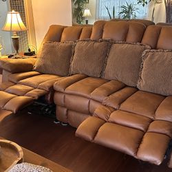 Recliner sofa and loveseat sofa recliner