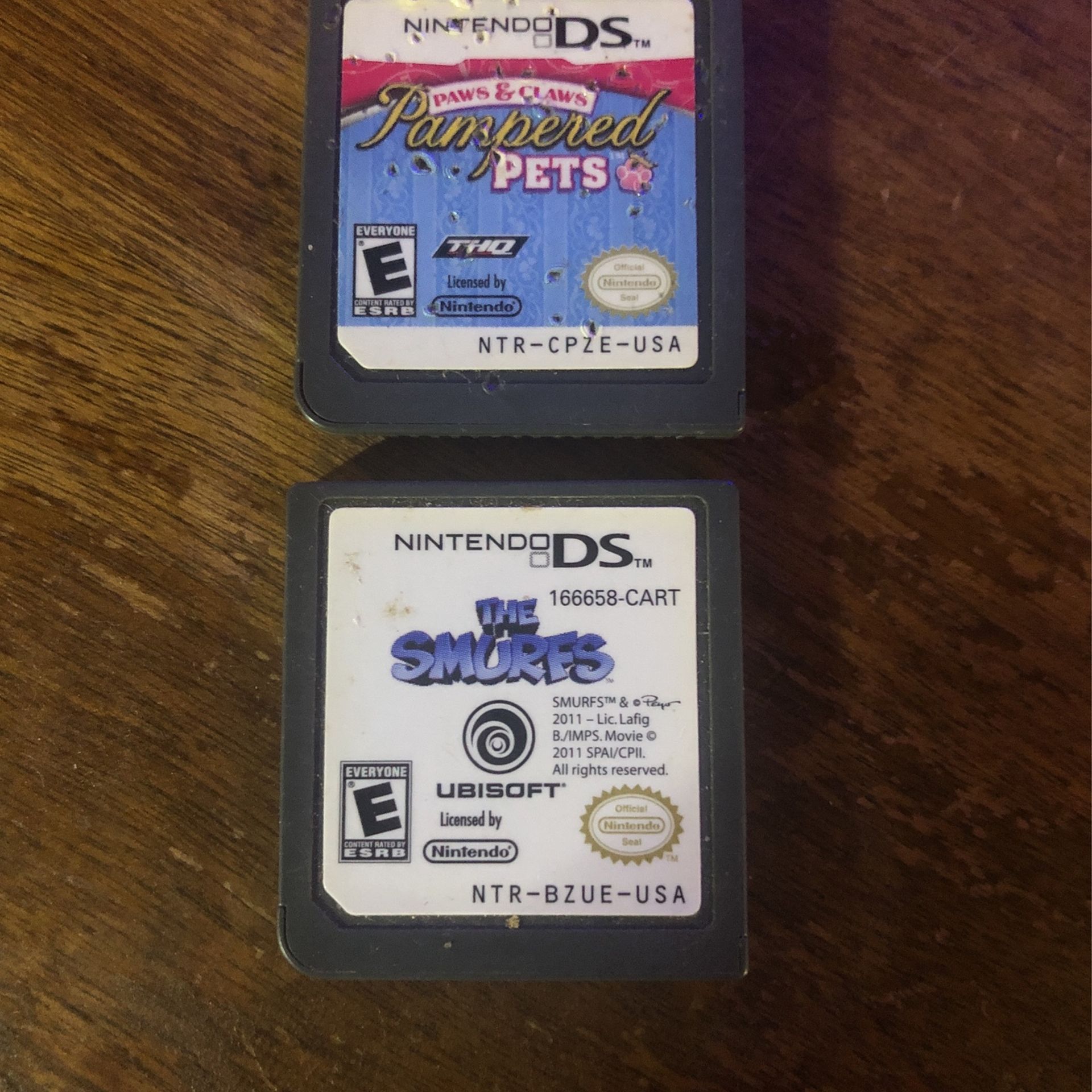 The Smurfs Nintendo DS games
