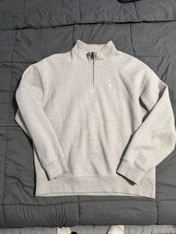 Nike Quarter Zip Solo Swoosh Top Pullover Size L