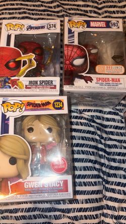 spider man funko pop lot
