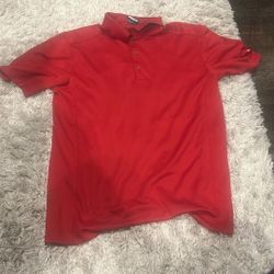 Red Nike Polo Men’s M