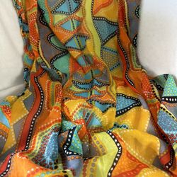 Endless Summer Scarf Made In India 40” Wide X 68” Long Colorful Match Anything!