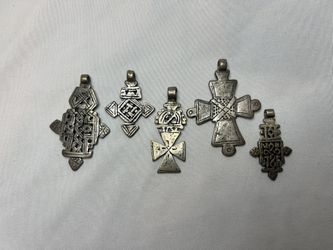 Coptic cross pendants