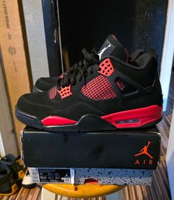 Jordan 4 red thunder EXCELLENT COND. sz 11 100% AUTHENTIC $200