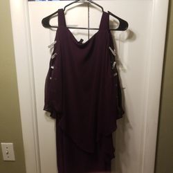 Womens Size 10 Dark Purple Dress