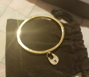 Authentic Michael Kors heart lock Bangle Bracelet New