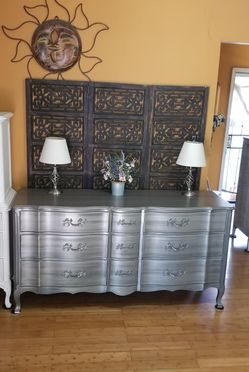 French Style Dresser Solid Wood Measurements On Picture PICKUP ONLY