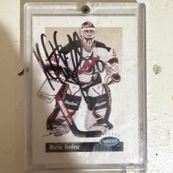 Martin Brodeur Signed Card 93-94