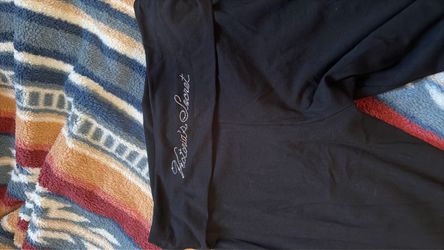 Victoria's Secret Black flared legging  with Rhinestone Logo