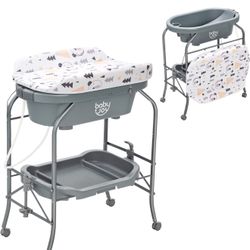 Baby Joy Bathtub With Changing Table 