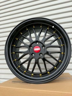 18x8.0/18x9.0 NEW STAGGERED BBS LM REPS WHEELS/RIMS. VORS VR8. 5X114.3