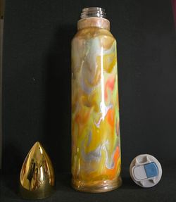 Tumbler handmade resin stainless steel
