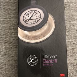 Black Littmann Classic III Stethoscope 