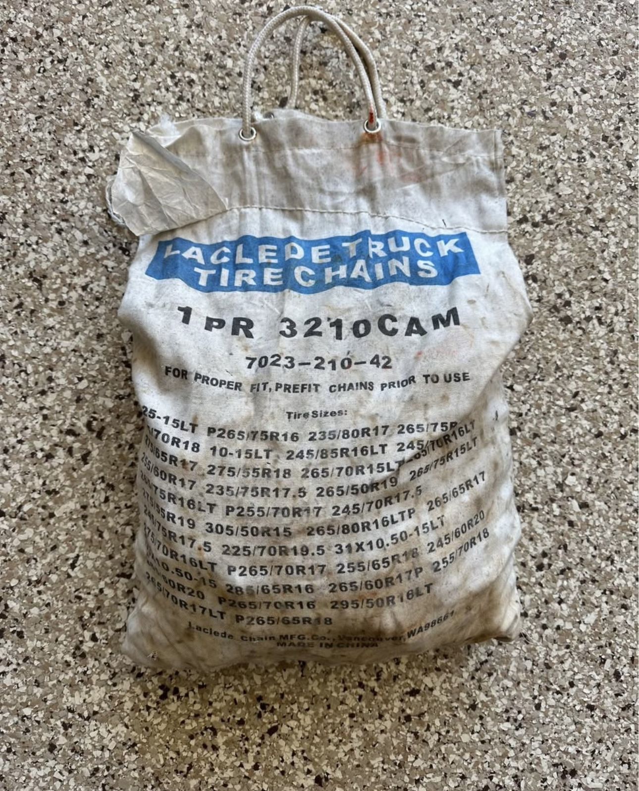 Light Tire Truck Chains