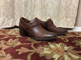 Born Timmons Brown Full Grain Leather Women’s Pull-On Boot