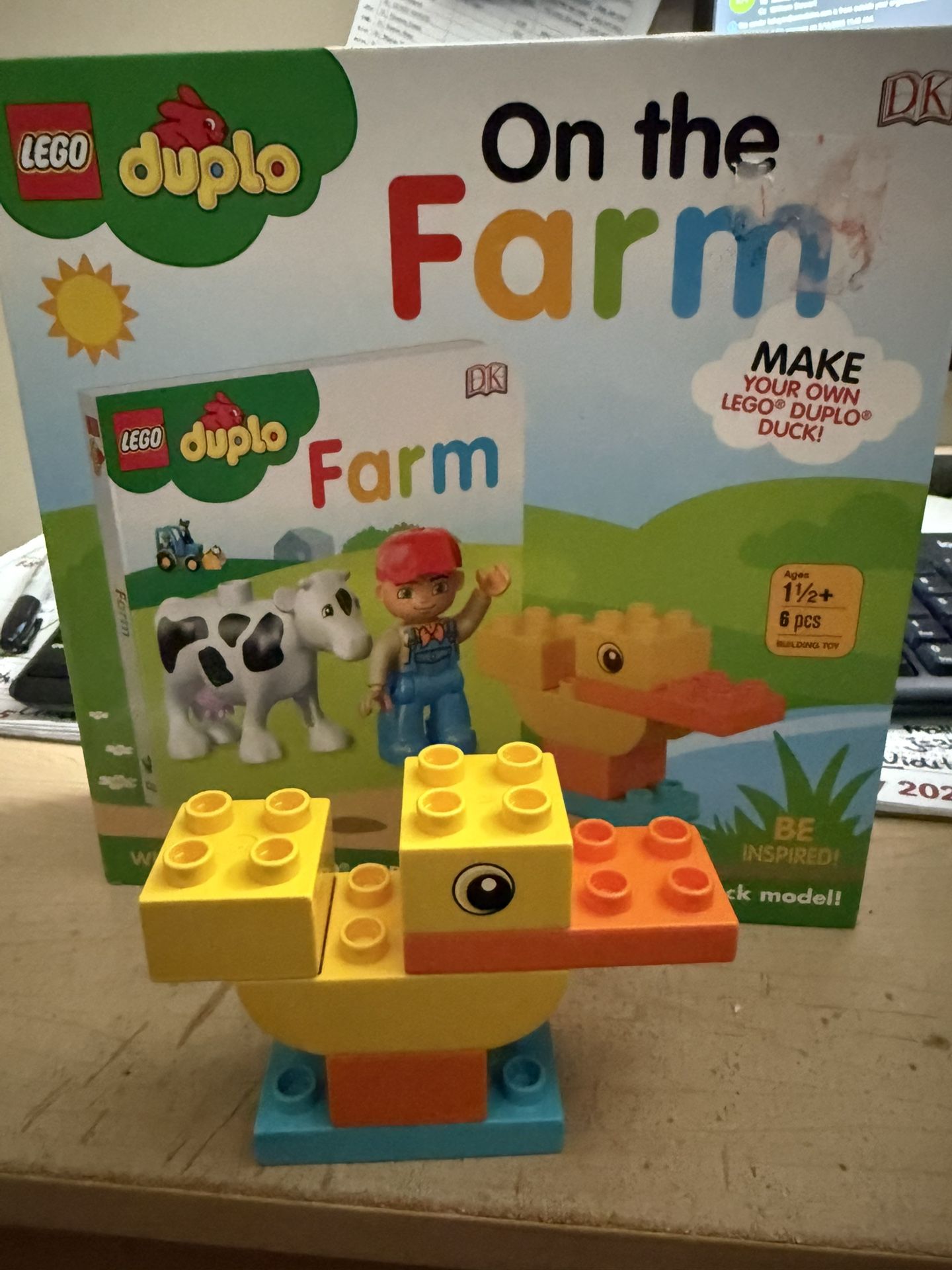 LEGO DUPLO On the Farm Duck Book