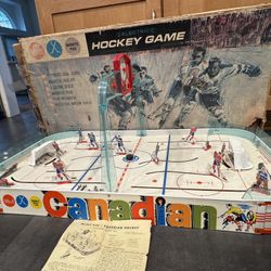 Hockey Game From The 60s VINTAGE Toy