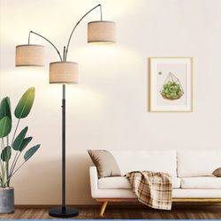 Dimmable Floor Lamp - 3 Lights Arc 
