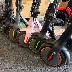 19mph Electric folding E-Scooter 36V 8.5" Solid Tire 350W Motor App adults kids bike Ebike charger
