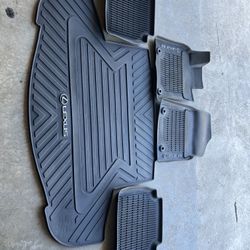 2019_2025 Lexus Es300h,  Es350 All Weather Floor Mats OEM