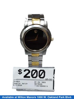 Movado 81 E4 1893 Silver Regular Watch